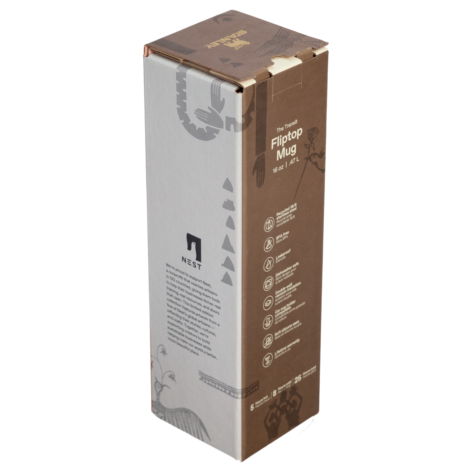 The Stanley 1913 x Nest AeroLight Transit Flip Top Mug | 16 OZ - Image 5